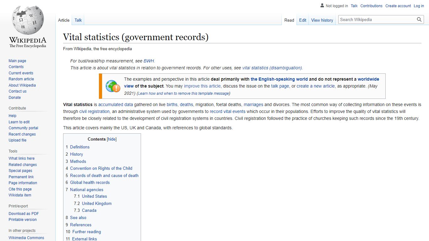 Vital statistics (government records) - Wikipedia